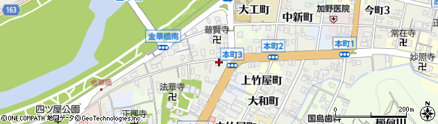 湯葉勇商店周辺の地図