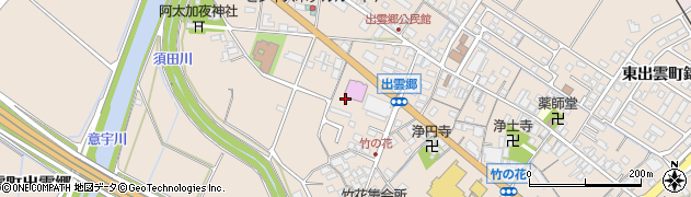 アルファ東出雲店事務所周辺の地図