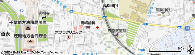 千葉県茂原市高師58周辺の地図