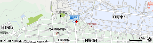 岐阜中警察署　日野警察官駐在所周辺の地図