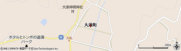 岐阜県瑞浪市大湫町周辺の地図