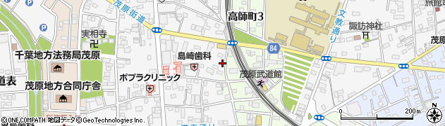 千葉県茂原市高師58-4周辺の地図