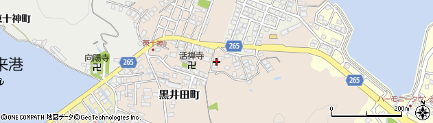島根県安来市黒井田町205周辺の地図