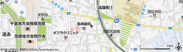 千葉県茂原市高師58-1周辺の地図