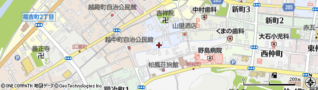 鳥取県倉吉市西岩倉町周辺の地図