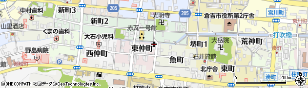 赤瓦三号館竹蔵中野竹藝周辺の地図