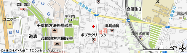 千葉県茂原市高師80周辺の地図