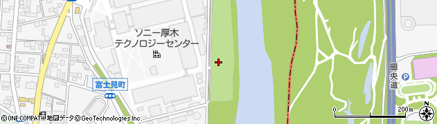 神奈川県厚木市厚木周辺の地図