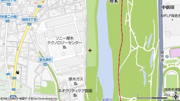 〒243-0007 神奈川県厚木市厚木の地図