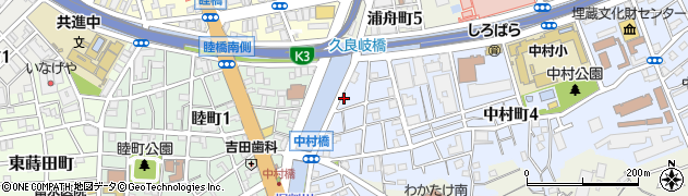 ミルフルール阪東橋周辺の地図