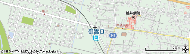 名鉄御嵩口駅周辺の地図