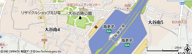 成城石井海老名ＳＡ上り店周辺の地図