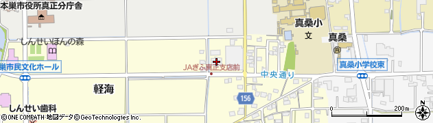 岐阜県本巣市軽海400周辺の地図