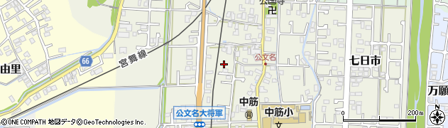京都府舞鶴市公文名周辺の地図