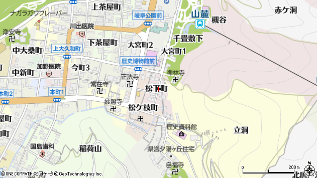 〒500-8013 岐阜県岐阜市松下町の地図