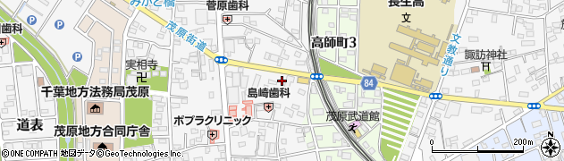 千葉県茂原市高師55周辺の地図