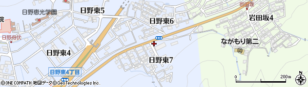 日野坂周辺の地図