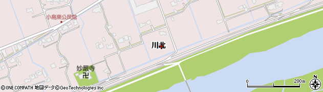 島根県出雲市灘分町（川北）周辺の地図