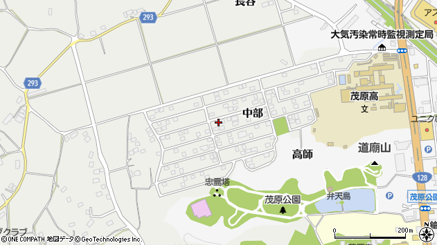 〒297-0027 千葉県茂原市中部の地図