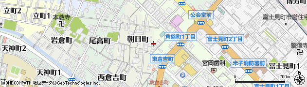 籠乃鶏 大山 角盤町店周辺の地図