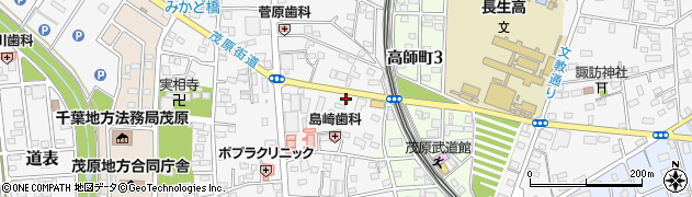 千葉県茂原市高師54周辺の地図