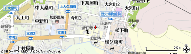 岐阜県岐阜市大仏町周辺の地図