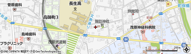 千葉県茂原市高師363周辺の地図