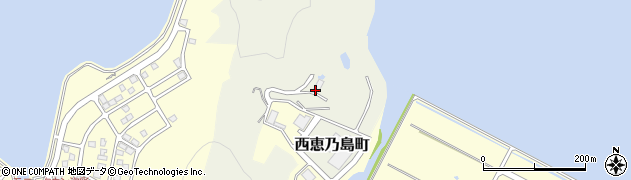 島根県安来市西恵乃島町周辺の地図