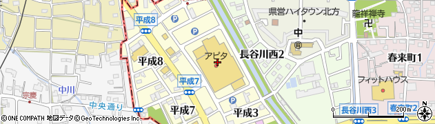 １００円ショップセリアアピタ北方店周辺の地図