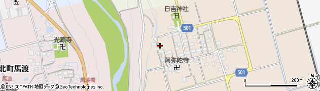 滋賀県長浜市湖北町小今104周辺の地図
