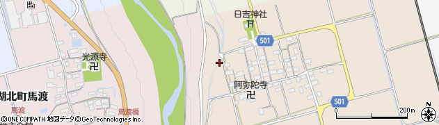 滋賀県長浜市湖北町小今96周辺の地図