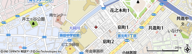 神奈川県横浜市南区花之木町周辺の地図