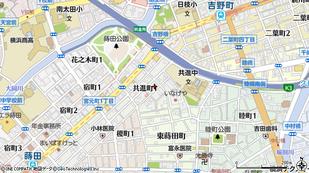 〒232-0015 神奈川県横浜市南区共進町の地図