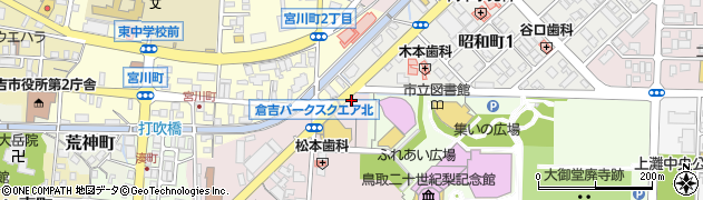 鳥取県倉吉市住吉町126周辺の地図