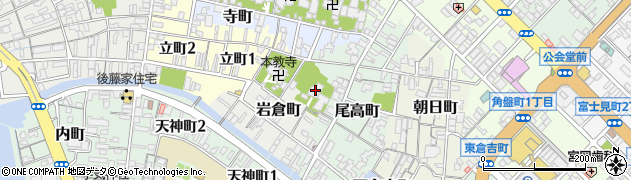 涼善寺周辺の地図