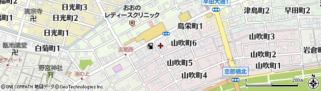 東海エポック株式会社　本社・忠節駅前給油所周辺の地図