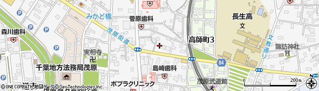 千葉県茂原市高師67周辺の地図