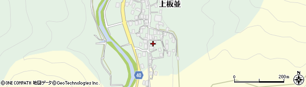 滋賀県米原市上板並124周辺の地図