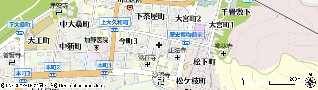 岐阜県岐阜市益屋町周辺の地図