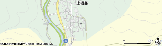滋賀県米原市上板並68周辺の地図