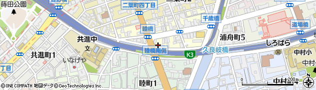 神奈川県横浜市南区高砂町2丁目27周辺の地図
