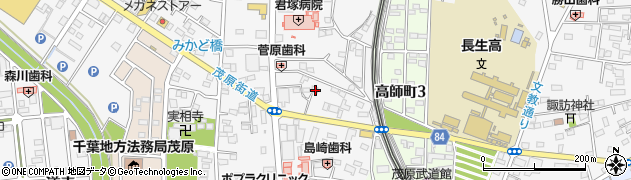 千葉県茂原市高師70-2周辺の地図