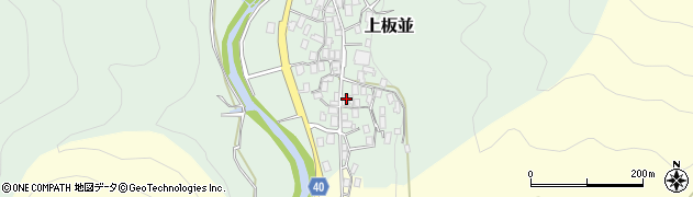 滋賀県米原市上板並82周辺の地図