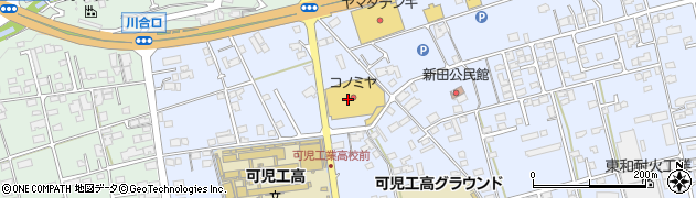 株式会社コノミヤ　ハローフーヅ可児店周辺の地図