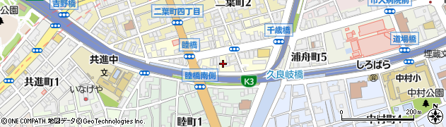 神奈川県横浜市南区高砂町2丁目25周辺の地図