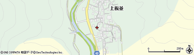 滋賀県米原市上板並145周辺の地図
