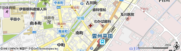 平田郵便局 ＡＴＭ周辺の地図