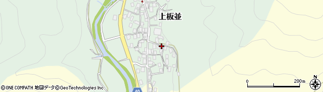 滋賀県米原市上板並71周辺の地図
