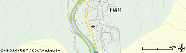 滋賀県米原市上板並170周辺の地図