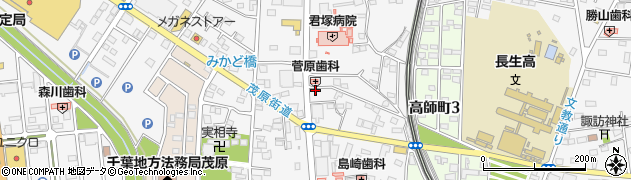 千葉県茂原市高師73-1周辺の地図